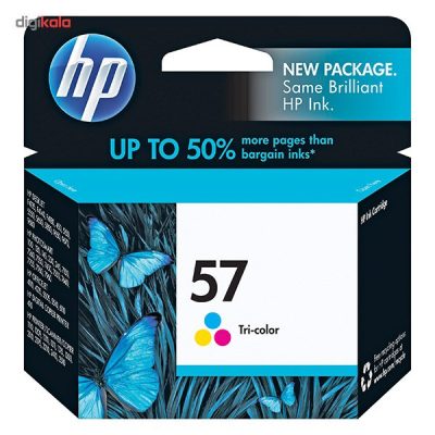 کارتریج جوهری رنگی 57 اورجینال hp